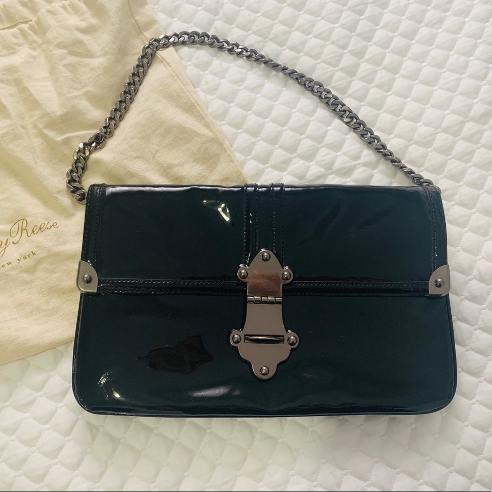 Tracy Reese patent leather shoulder bag